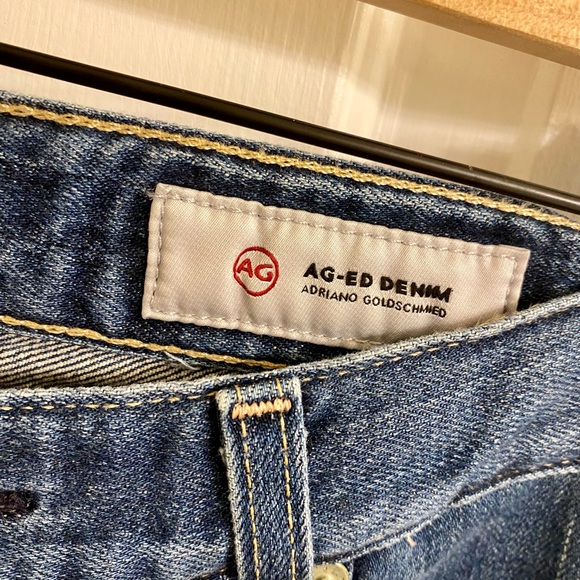 AG EX-BOYFRIEND SLIM JEANS SLOUCHY SLIM WOMENS SIZE 27 AG STRAIGHT LEG JEANS - Picture 5 of 16